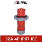 IP67 Wodoodporny łącznik przemysłowy Połączenie IEC Standard 32A 4P