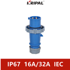5P 16A Trójfazowa wtyczka przemysłowa IP67 IEC Pyłoszczelna