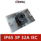 KRIPAL IP65 Elektryczne przełączniki obrotowe 4-biegunowe 40A Wodoodporny standard IEC