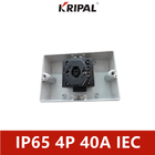 Zatwierdzenie CE Przełącznik izolacji IP65 4-biegunowy 32A 40A 50A 63A z obudową