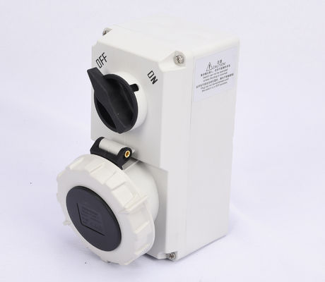 IP67 16A 3P IEC Przemysłowe gniazdo zasilania z blokadą mechaniczną