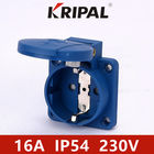 IP54 16 Amp Blue Niemiecki standard dla dodatkowego gniazda przemysłowego
