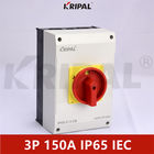 150A 3P IP65 Przemysłowy wodoodporny przełącznik izolacyjny UKP Norma IEC