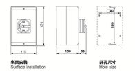 IEC 50A 230-440V IP65 Przełącznik izolacji obciążenia Obrotowy wodoodporny