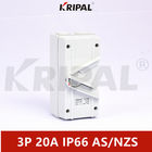 KRIPAL 3Pole 20A Wodoodporny przełącznik izolacyjny UKF IP66 Norma australijska