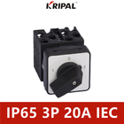 IEC Standard 3-pozycyjny przełącznik krzywkowy IP65 Trójfazowy 20A 230-440V