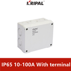 Zewnętrzne skrzynki przyłączeniowe 10-100Amp IP65 do montażu powierzchniowego z terminalem