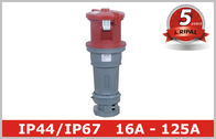 125 Ampere IP67 Gniazdo przemysłowe Appliance Inlet 3P 4P 5P