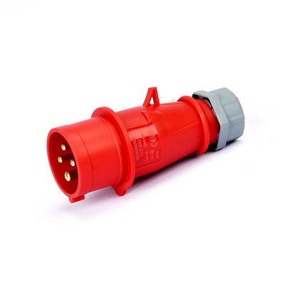 4-biegunowe wtyczki przemysłowe 16A IP44 Gniazda Nylon PA IEC Standard Wodoodporny