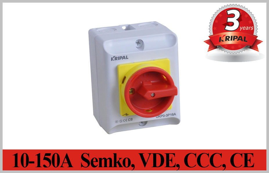 Semko, VDE, CCC, CE IP65 2 ~ 5P 10A ~ 150A Obrotowy izolator Przełącznik elektryczny przełącznik izolacyjny Wodoodporny przełącznik